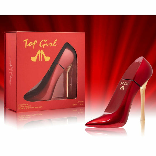 Damen Parfum » roter Stiletto » 100 ml blumiges Parfüm für Frauen » Top Girl Red » Flakon als Absatzschuh