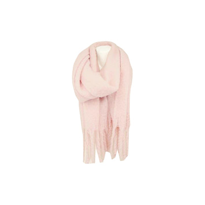 Winter Damen Schal » Winterschal Dread Style » Winterfarben » Fransenschal 187 x 50 cm » warmer Damenschal mit dicken Fransen » Hohes Volumen