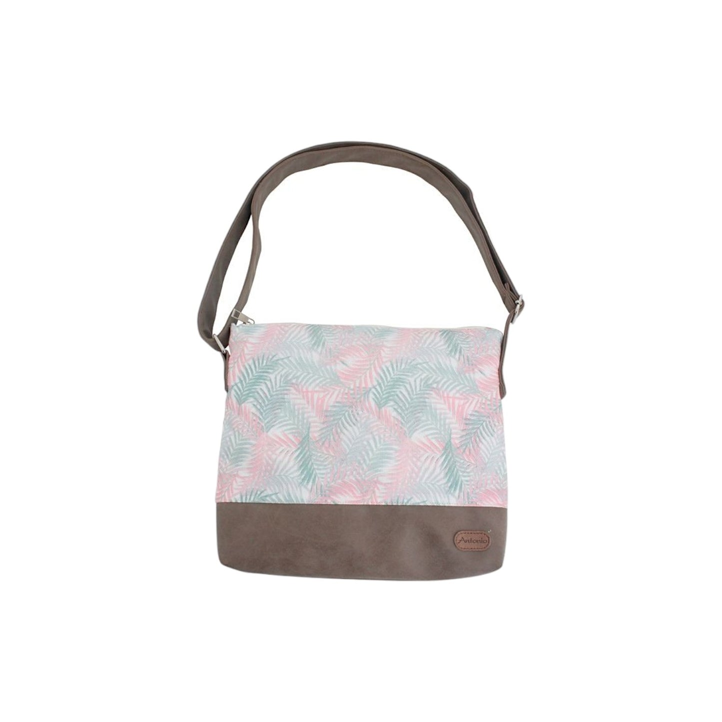 Damen Schulter Tasche » Tropische Blumen » Mädchen Umhängetasche » 28 x 32 cm » Damen Handtasche » leichte Tasche mit Reißverschluss und Schultergurt