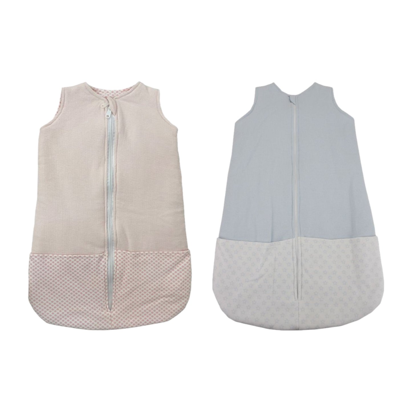 Baby Schlafsack » 100% Baumwolle » Ganzjahresschlafsack 70cm » Säuglinge & Neugeborene 0-9 Monate » 2-Wege-Reißverschluss