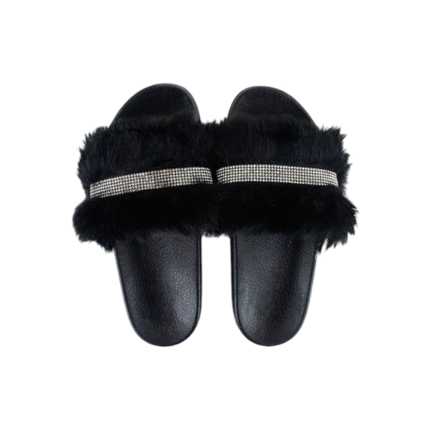 Damen Hausschuhe mit Fell » Damenschuhe mit Kunstfell » Badeschuhe » Sommer Badelatschen » Schlappen & Garten Schuhe » Pantoffeln mit Kunstpelz