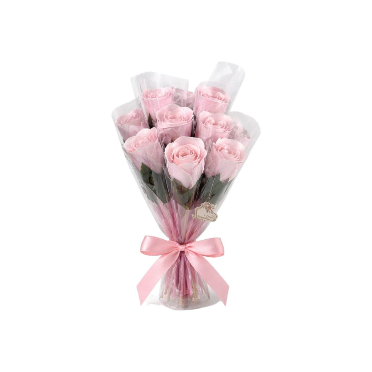 Baderosen Strauß » Set 10 x Bade Rosen » Badekonfetti mit Rosen Duft » Seifenrosen » Blumenstrauß