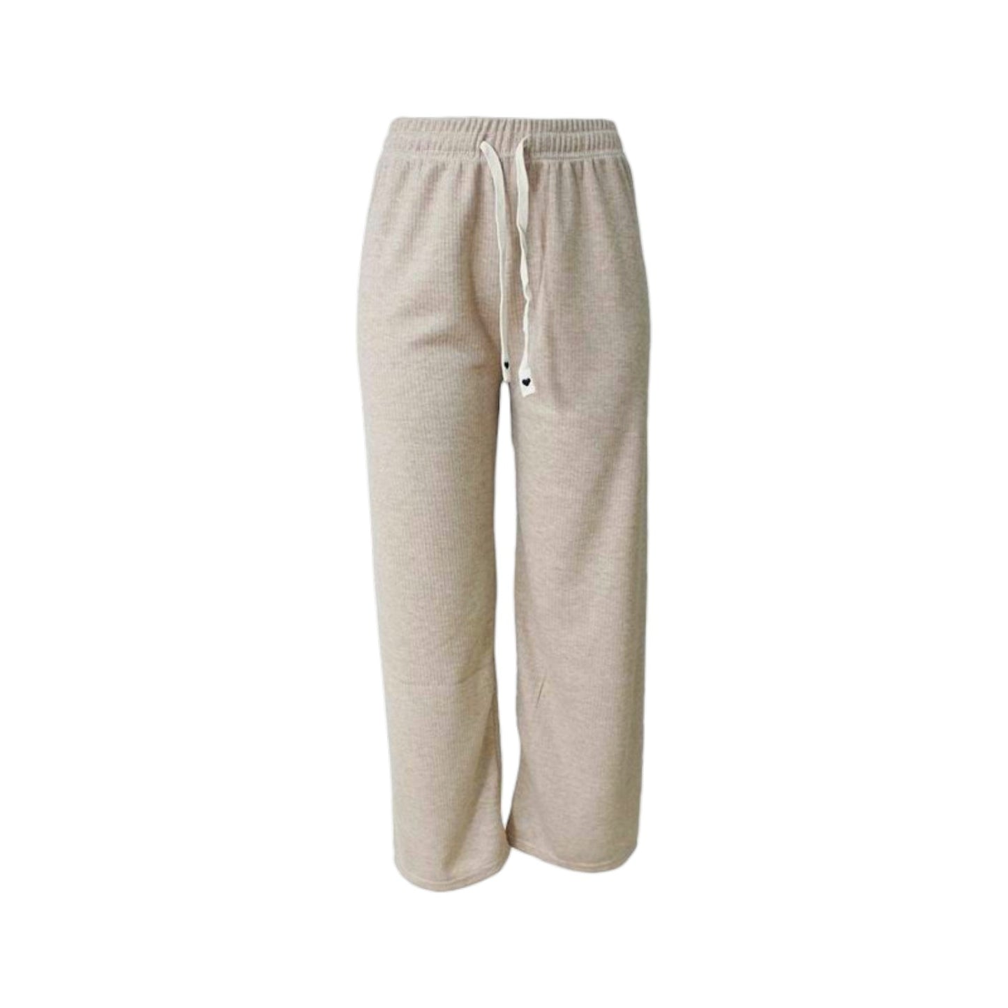 Damen Jogginghose mit Streifen » Gerippte Damenhose » weiche, bequeme Freizeithose » Damen Sommerhose & Stoffhose » für Freizeit, Sport & Alltag