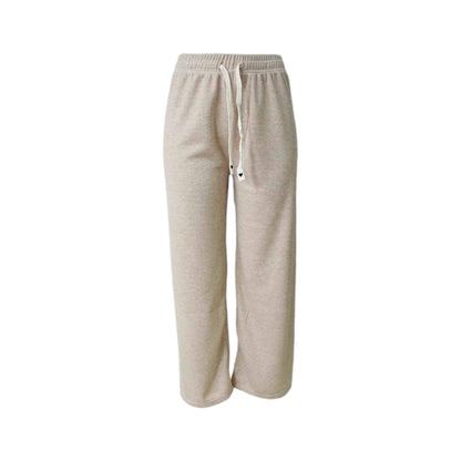 Damen Jogginghose mit Streifen » Gerippte Damenhose » weiche, bequeme Freizeithose » Damen Sommerhose & Stoffhose » für Freizeit, Sport & Alltag