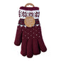 Winter Damen Handschuhe Schneeflocke » günstige Fingerhandschuhe » Winterhandschuhe » Strickhandschuhe One Size